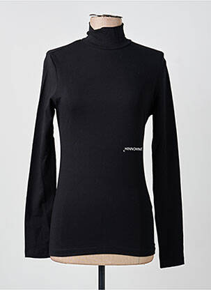 Sous-pull stretch manches longues noir HINNOMINATE femme