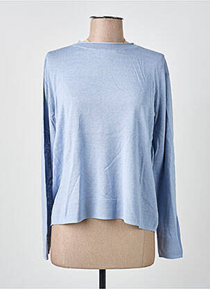 Pull coupe cintrée manches longues bleu MAX MARA femme