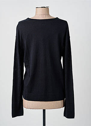 Pull coupe cintrée manches longues noir MM BY MAXMARA femme