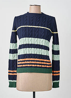 Pull coupe cintrée manches longues bleu WEEKEND MAXMARA femme