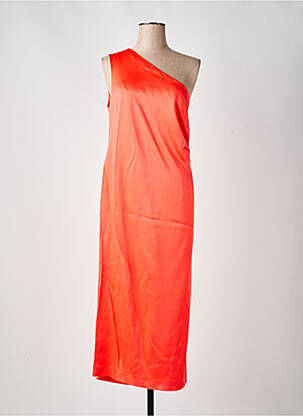 Robe longue sans manche sans manche orange MAX MARA femme