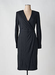 Robe mi-longue manches longues manches longues noir MAX MARA femme