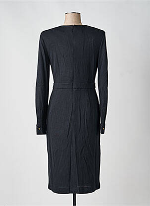 Robe mi-longue manches longues manches longues noir MAX MARA femme