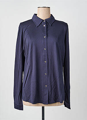 Chemisier coupe fluide manches longues bleu PENNYBLACK femme