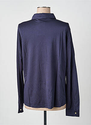 Chemisier coupe fluide manches longues bleu PENNYBLACK femme