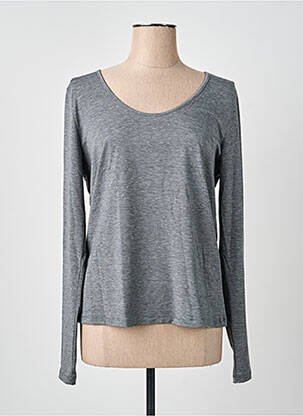 T-shirt manches longues manches longues gris PENNYBLACK femme