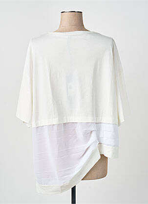 Tunique manches courtes tissage jersey beige PIER ANTONIO GASPARI femme