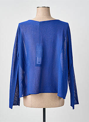 Pull stretch manches longues bleu PIER ANTONIO GASPARI femme
