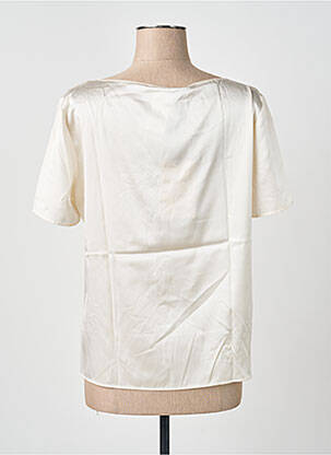 Top coupe fluide manches courtes beige PENNYBLACK femme