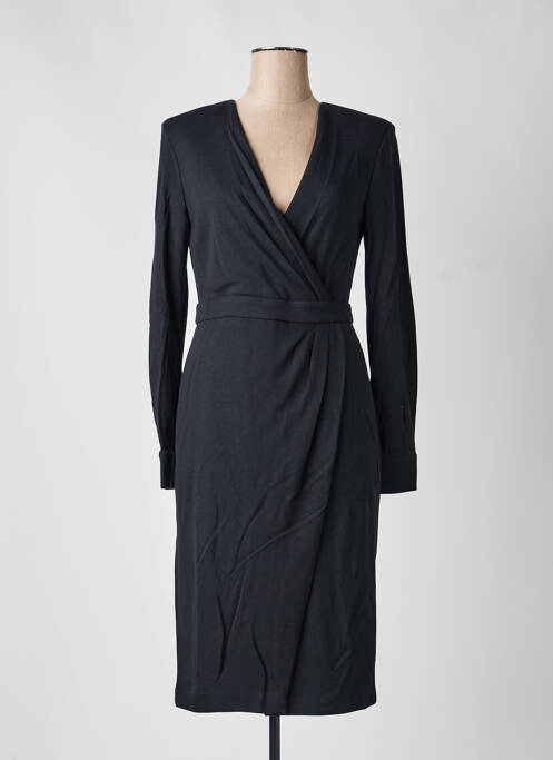 Robe mi-longue manches longues manches longues noir MAX MARA femme