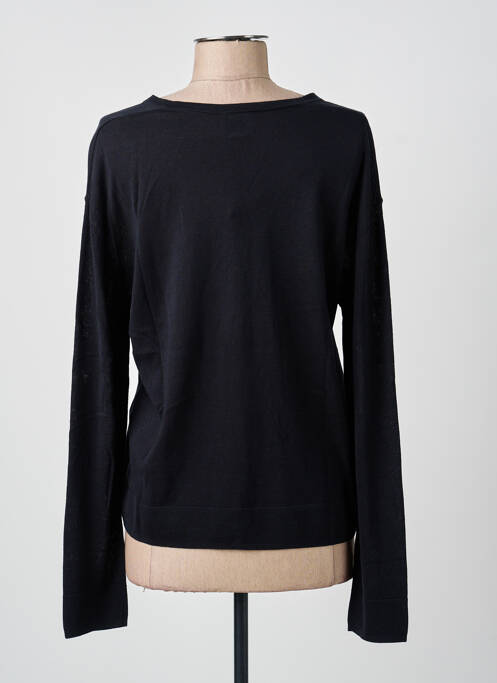 Pull coupe cintrée manches longues noir MM BY MAXMARA femme