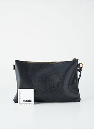 Pochette fermeture zippée noir YOLETE femme