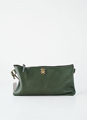 Pochette fermeture zippée vert YOLETE femme