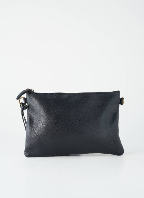 Pochette fermeture zippée noir YOLETE femme