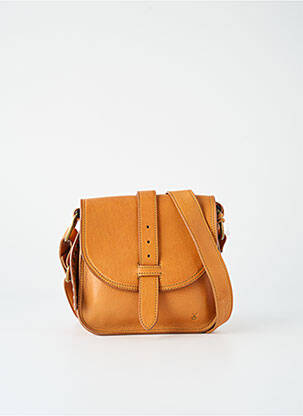 Sac multipoches forme rectangulaire marron YOLETE femme