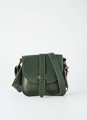 Sac multipoches forme rectangulaire vert YOLETE femme