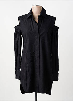 Tunique manches longues col chemisier noir MAXMARA femme
