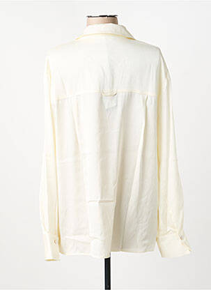 Chemisier coupe fluide manches longues beige REPEAT femme