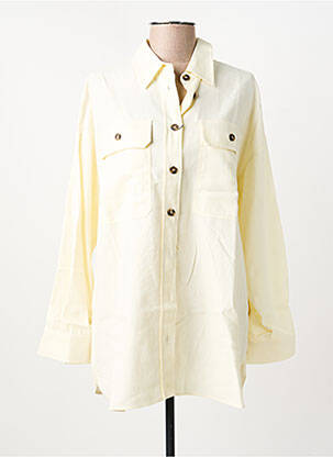 Chemisier coupe cintrée manches longues beige WEEKEND MAXMARA femme