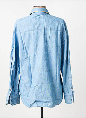 Chemisier coupe cintrée manches longues bleu WEEKEND MAXMARA femme