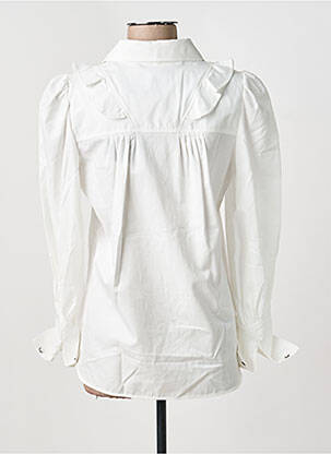 Chemisier coupe cintrée manches longues blanc WEEKEND MAXMARA femme