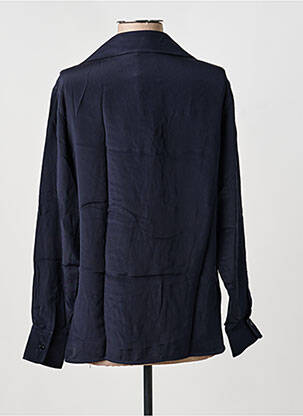Blouse poignets boutonnés avec fente manches longues noir MAX MARA femme