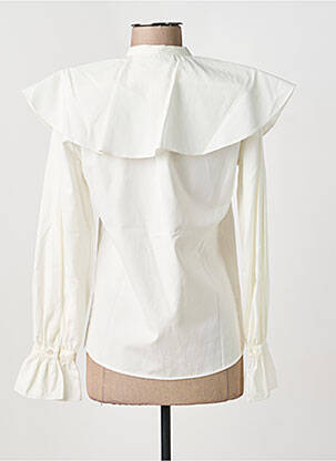 Chemisier coupe cintrée manches longues beige WEEKEND MAXMARA femme