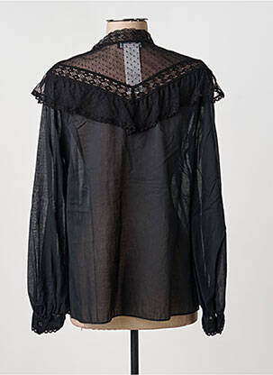 Chemisier coupe droite manches longues noir WEEKEND MAXMARA femme