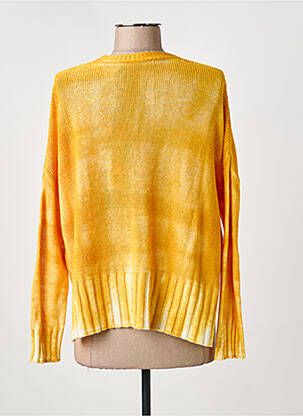 Gilet manches longues stretch jaune PIER ANTONIO GASPARI femme