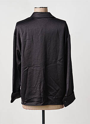 Chemisier coupe fluide manches longues noir WEEKEND MAXMARA femme