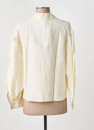 Chemisier coupe cintrée manches longues beige WEEKEND MAXMARA femme