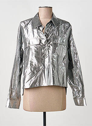 Chemisier manches longues manches longues argent WEEKEND MAXMARA femme