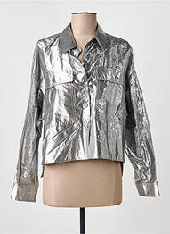 Chemisier manches longues manches longues argent WEEKEND MAXMARA femme