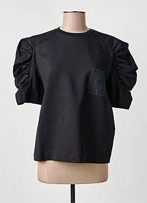 Top stretch manches courtes noir MAX MARA femme