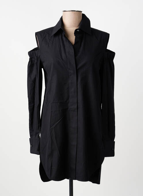 Tunique manches longues col chemisier noir MAX MARA femme