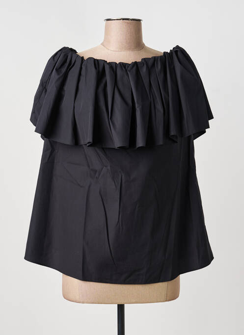 Blouse manches courtes manches courtes noir MAX MARA femme