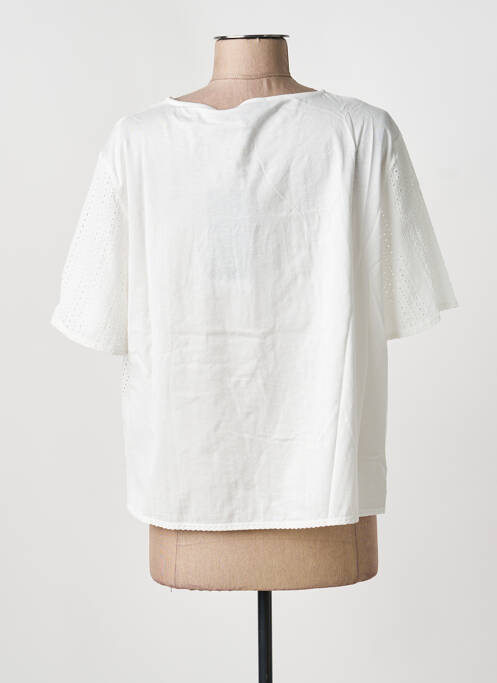 Blouse manches courtes manches courtes blanc WEEKEND MAXMARA femme