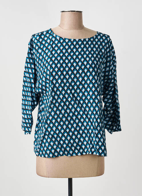 Blouse imprimé fantaisie manches 3/4 vert WEEKEND MAXMARA femme