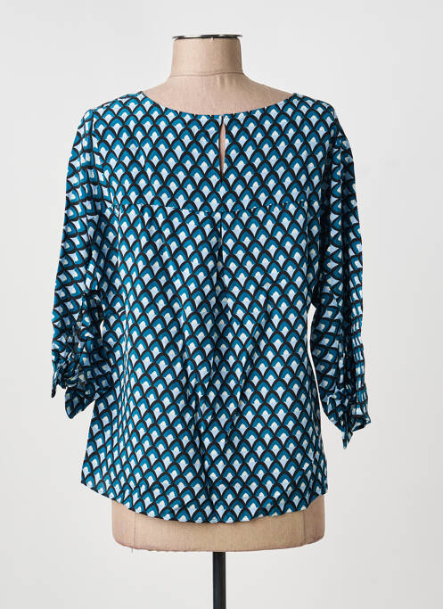 Blouse imprimé fantaisie manches 3/4 vert WEEKEND MAXMARA femme