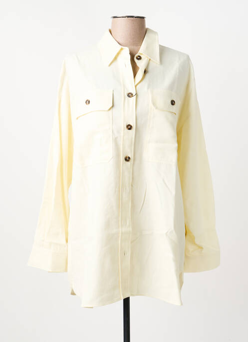 Chemisier coupe cintrée manches longues beige WEEKEND MAXMARA femme