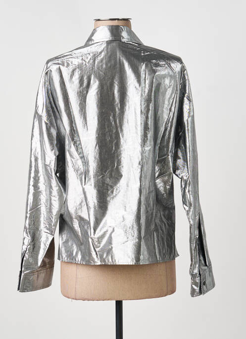 Chemisier manches longues manches longues argent WEEKEND MAXMARA femme