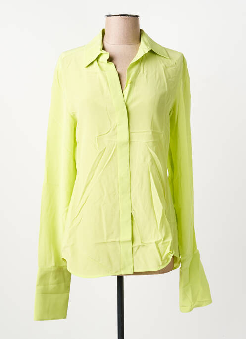 Chemisier coupe cintrée manches longues vert SPORTMAX femme