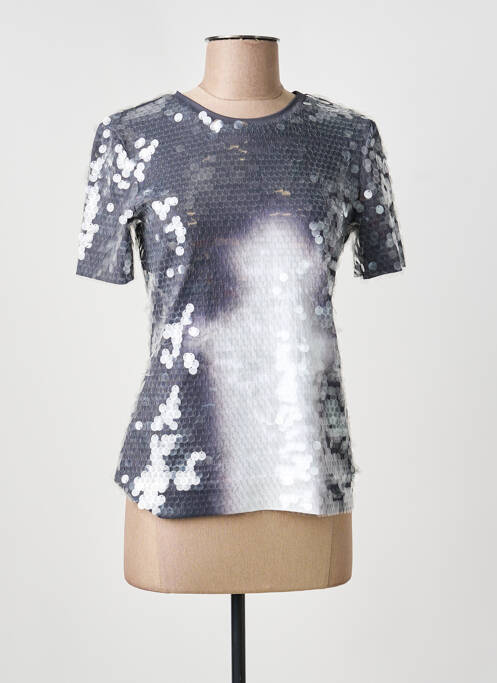 Top argent SPORTMAX femme