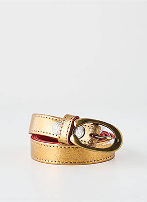 Ceinture effet matière satinée or YOLETE femme