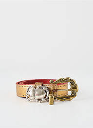 Ceinture coutures renforcées or YOLETE femme