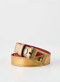 Ceinture fermeture pointe poinçonnée or YOLETE femme