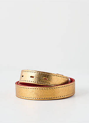 Ceinture fermeture pointe poinçonnée or YOLETE femme