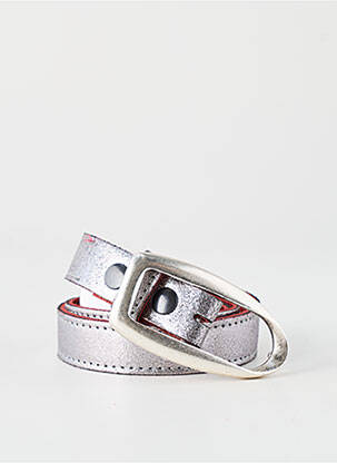 Ceinture fermeture pointe poinçonnée argent YOLETE femme