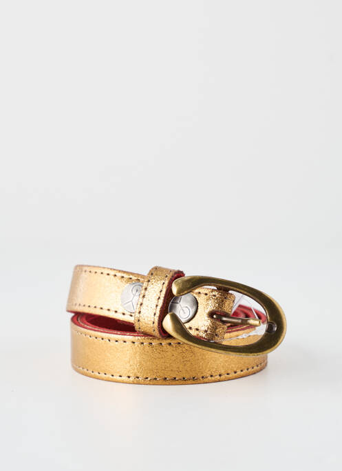 Ceinture effet matière satinée or YOLETE femme