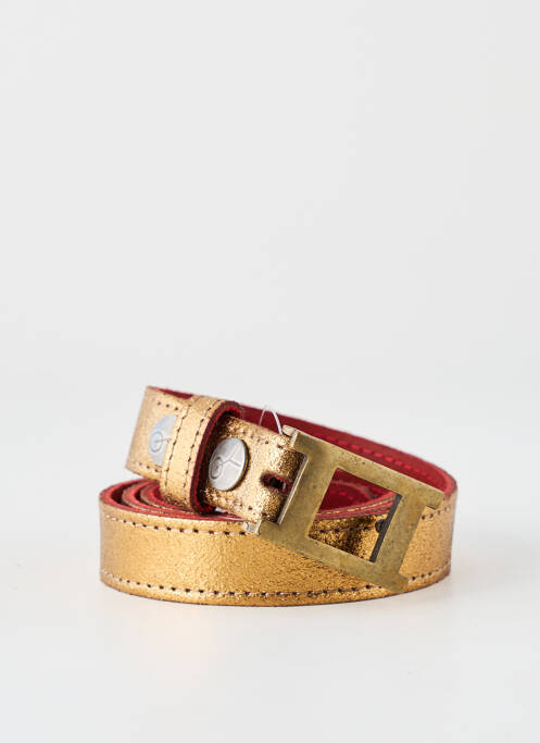 Ceinture fermeture pointe poinçonnée or YOLETE femme